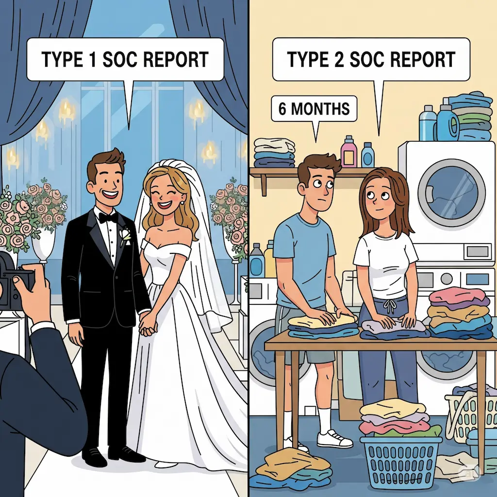 SOC 2 Type 1 Versus SOC 2 Type 2 Report